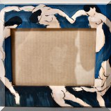 D32. handpainted picture frame after Matisse. 